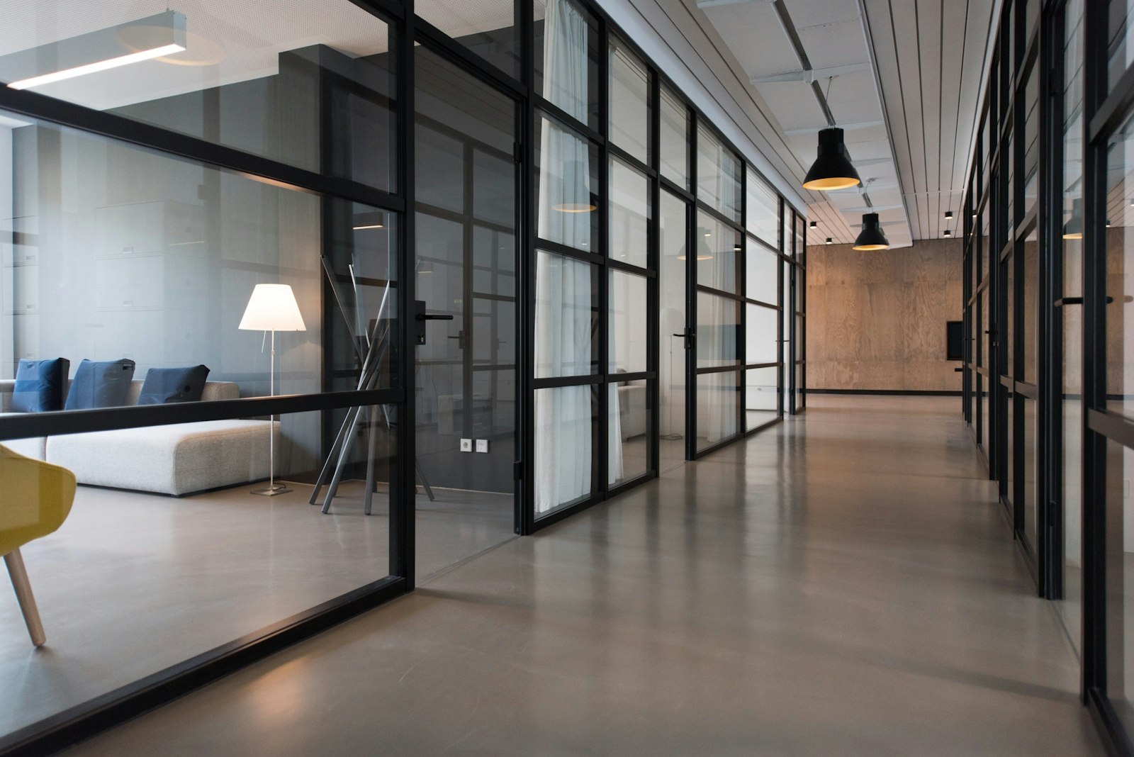 Calm, modern workspace